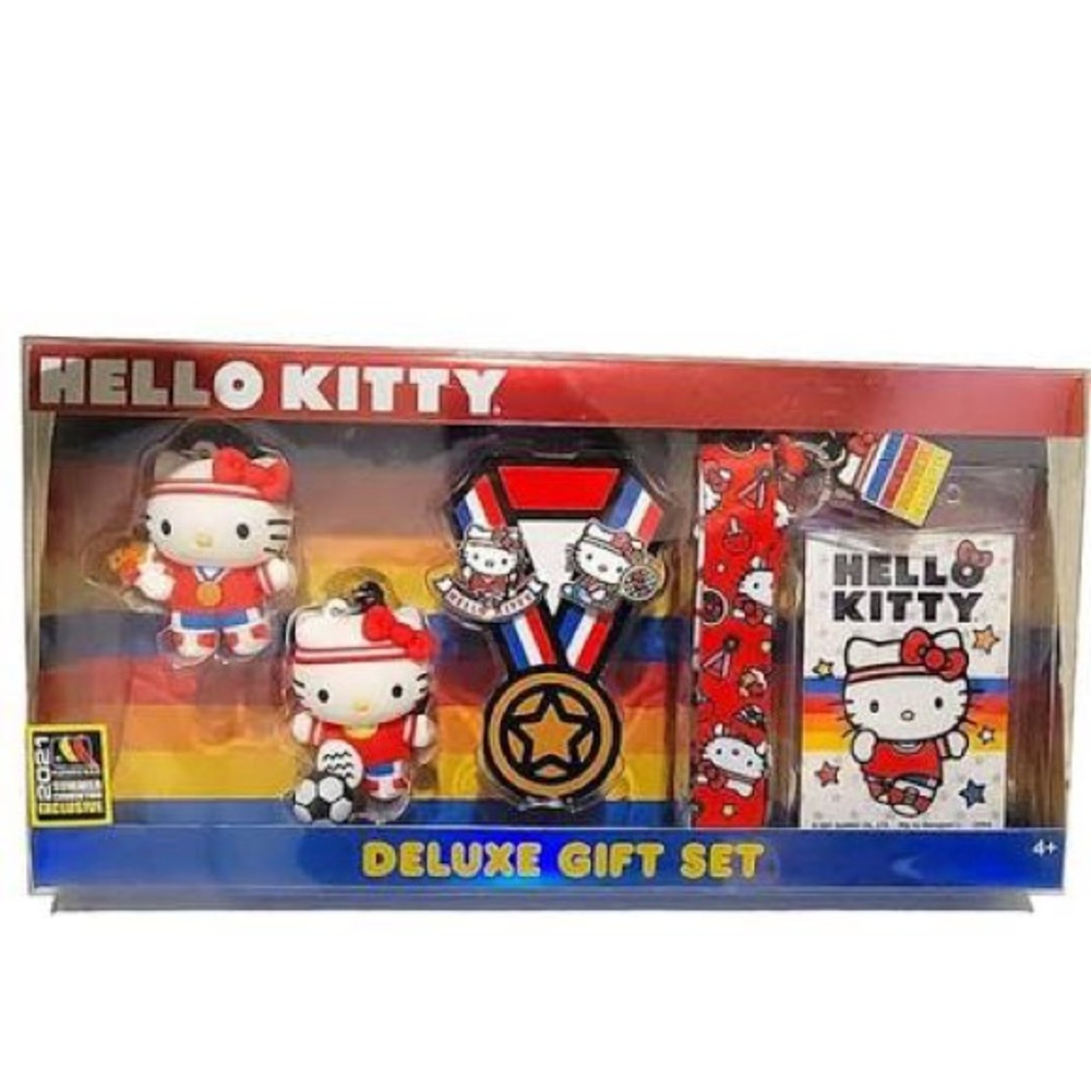 Hello Kitty Deluxe Set - Red, White, and Blue | NEW